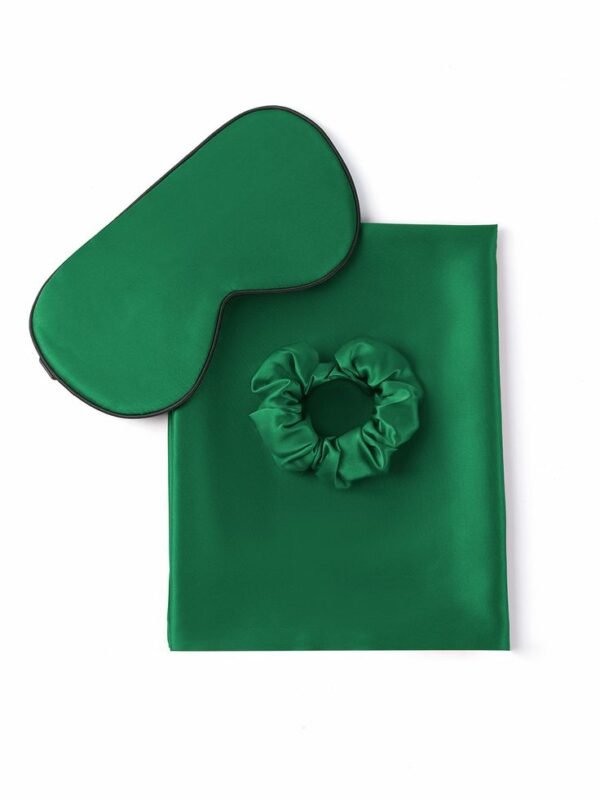 Satin Silk Pillow Case / Sleeping Mask / Scrunchy Gift Box - Image 6